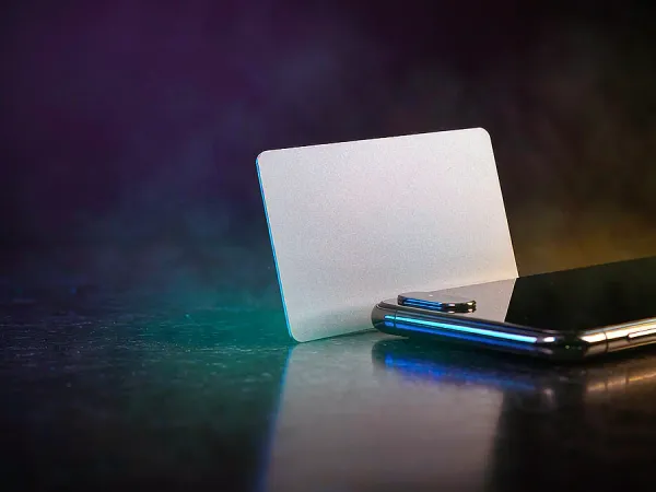 cloudbet blank card beside a smartphone